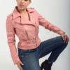 1. CHAQUETA DE CUERO MUJER MOTERA M369