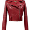 1. CHAQUETA CUERO MOTERA M419 OVEJO