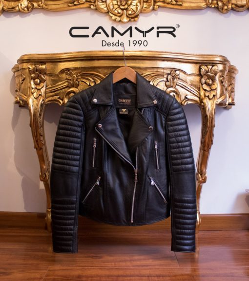 1. CHAQUETA DE CUERO MUJER MOTERA M391 - Imagen 3
