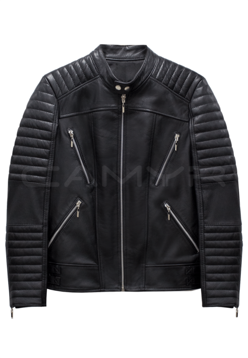 A. CHAQUETA MOTERA DE CUERO H423