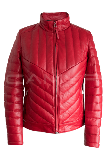 1. CHAQUETA ACOLCHADA DE CUERO H432 - camyr