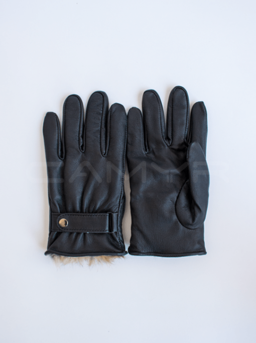 GUANTES DE CUERO HOMBRE CON CORREA