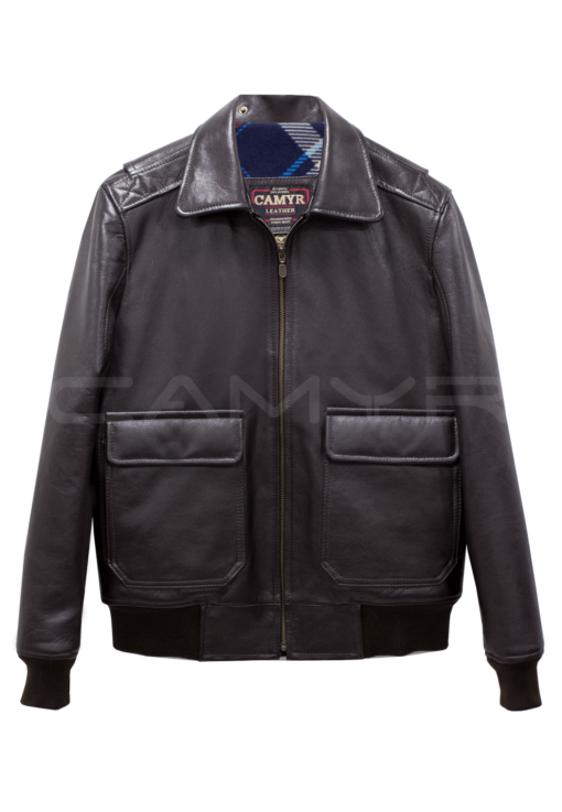 1. CHAQUETA DE CUERO PILOTO H439 CUELLO SEPARABLE - Imagen 2