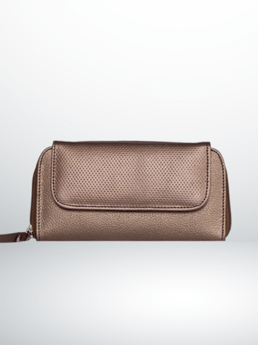 BILLETERA COMPACTA MUJER DK350 OCRE
