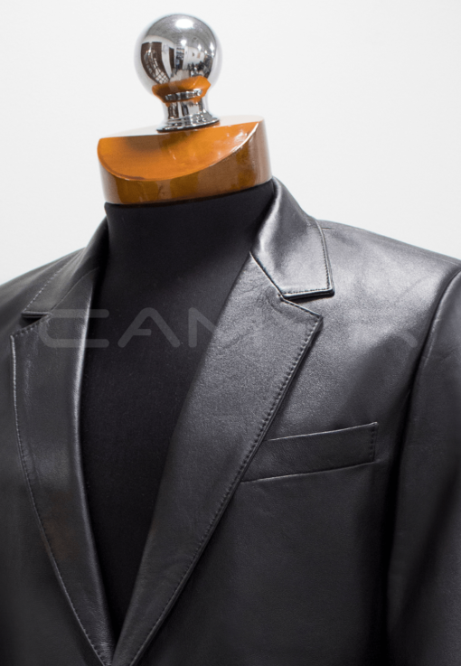 1. BLAZER DE CUERO DOS BOTONES REF C197 - Imagen 2