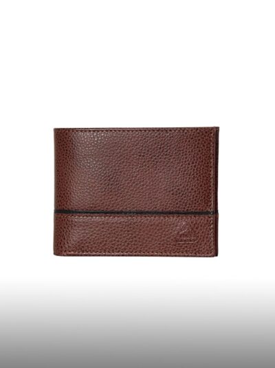 Billetera Cafe de Cuero para Hombre HL402