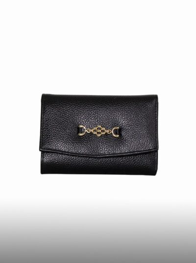 Billetera de Cuero para Mujer Negra DP903 BRO