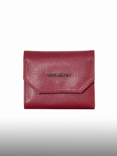 Billetera de Cuero Roja para Mujer DP168