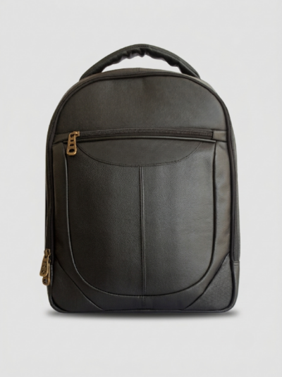 MORRAL BACKPACK CUERO NEGRO H697